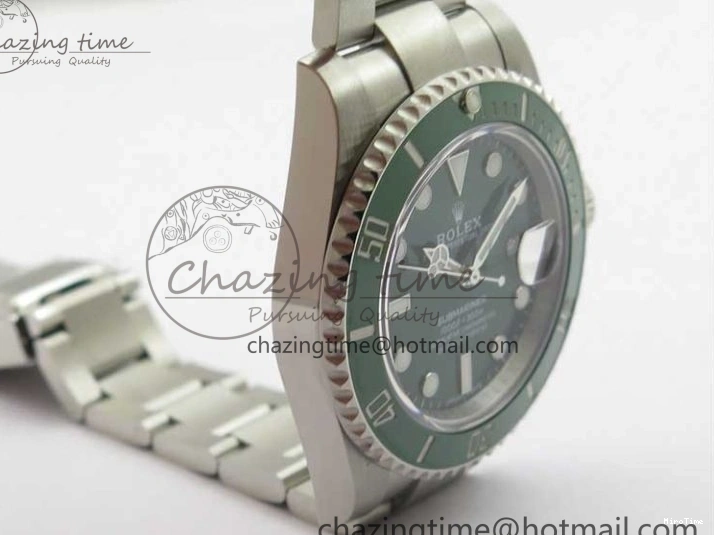 MiroTime 0523 Submariner 116610 LV Green Ceramic ZRF 1:1 Best Edition on SS Bracelet VR3135 (CF Bezel) EasyMatch 2761